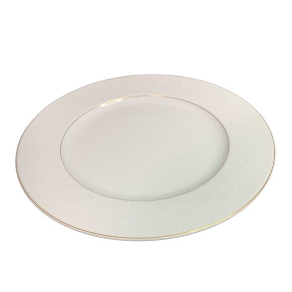 Rosenthal Germany White Velvet Gold Trim 10.5 Inch Dinner Plate - Picture 4 of 6